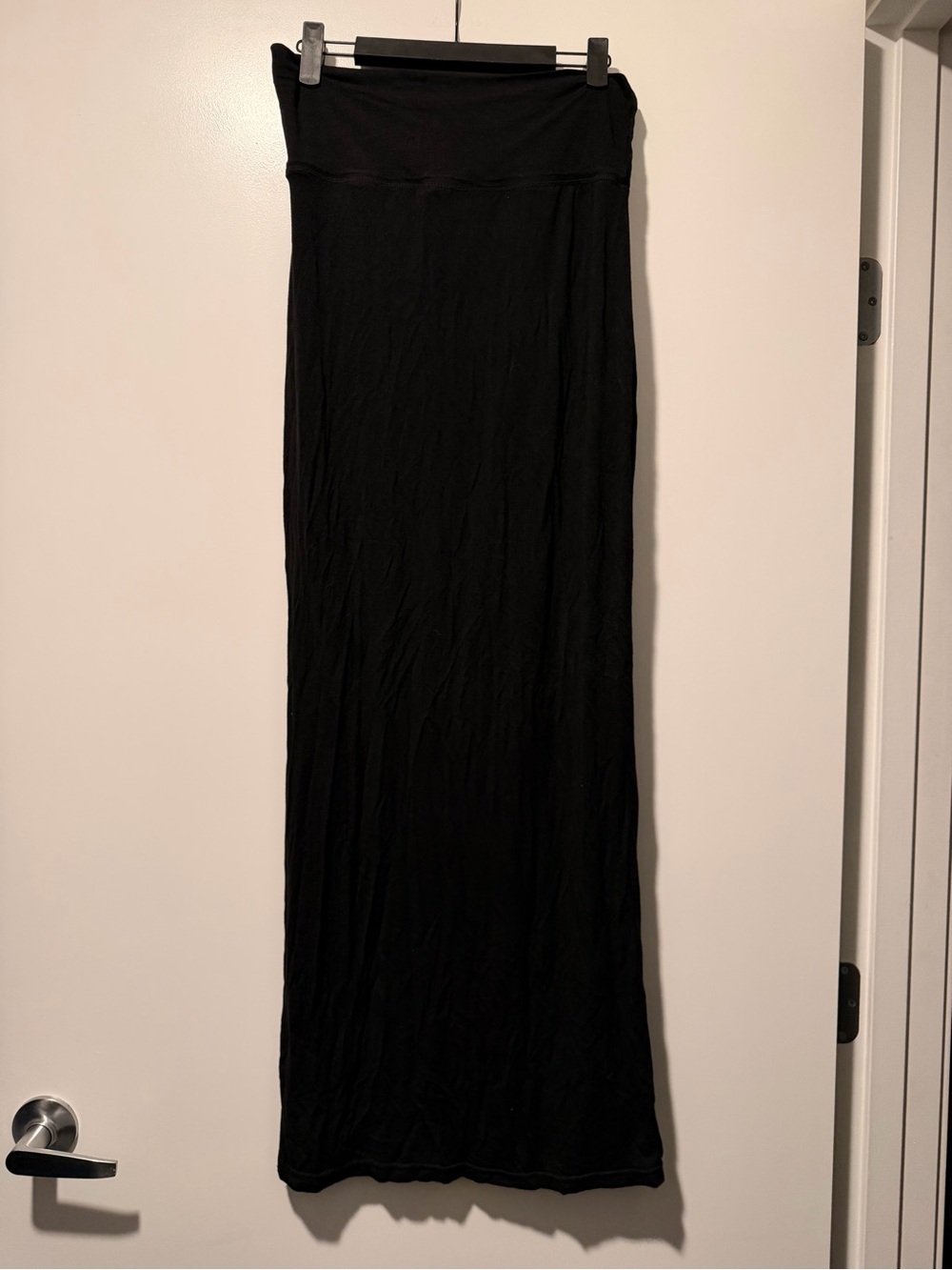 Black Maxi Skirt - Classic Stretch Skirt